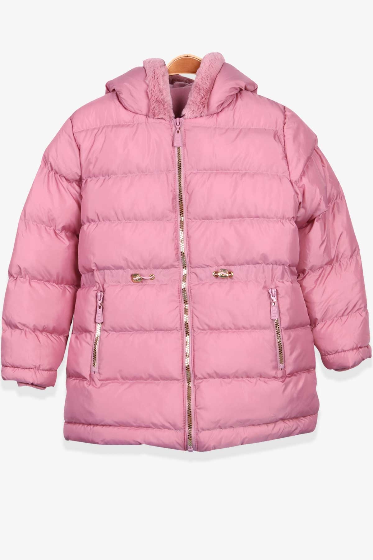 Breeze Kız Çocuk Mont Fermuarlı Cep Gülkurusu (3-6 Yaş)