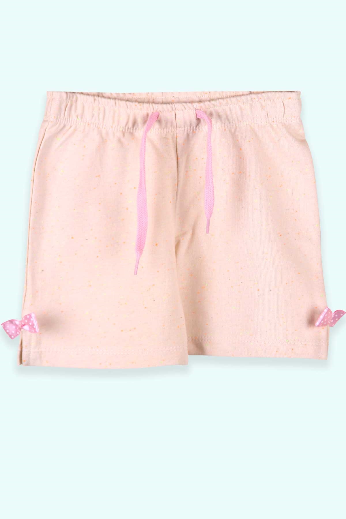 Breeze Kız Çocuk Şort Fiyonklu Krem (5-10 Yaş)