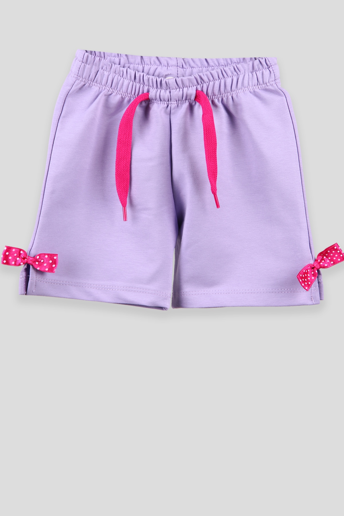 Breeze Kız Çocuk Şort Fiyonklu Mor (5-10 Yaş)
