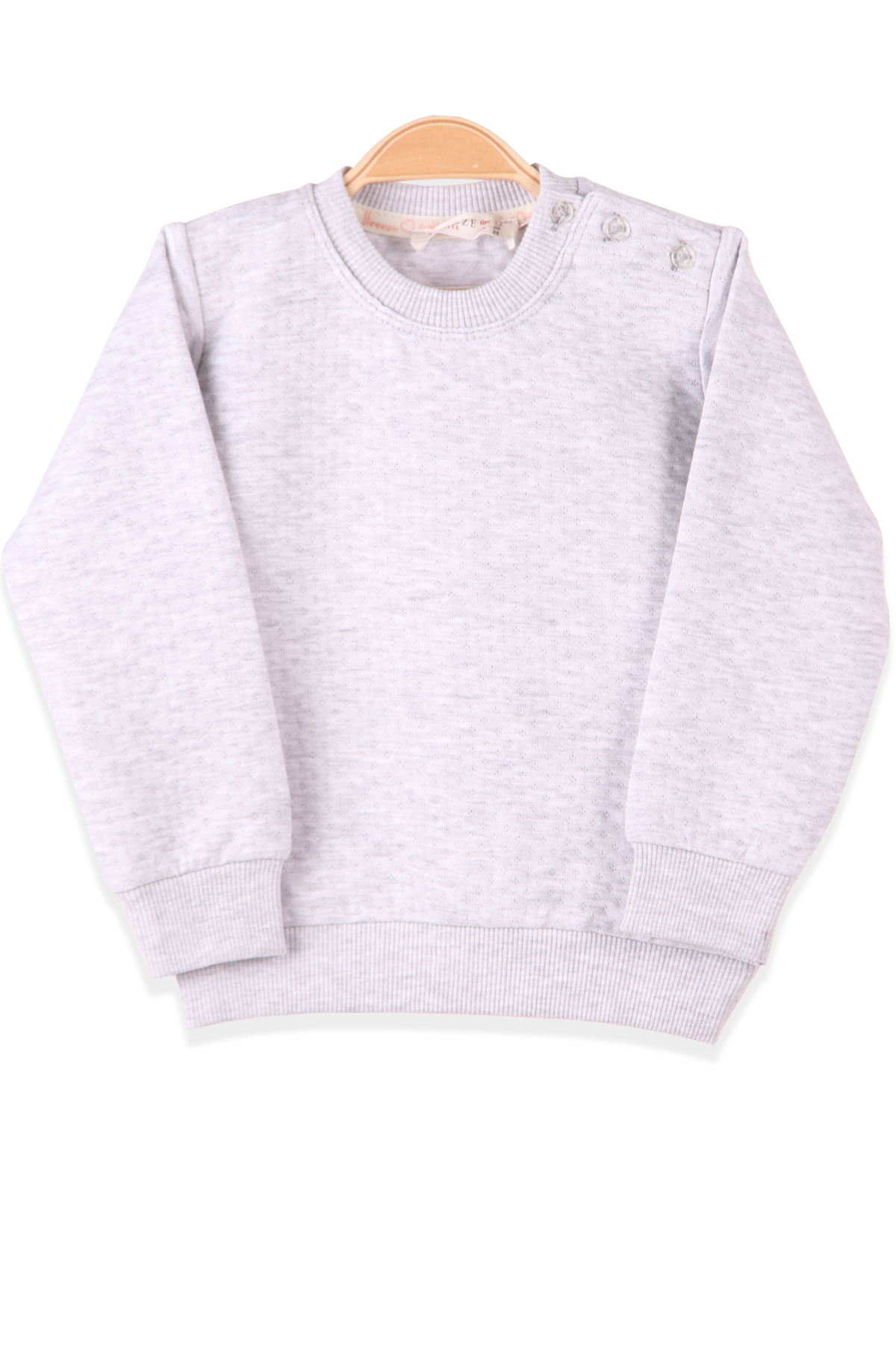 BREEZE Kız Çocuk Sweat Desenli Gri (1.5-5 Yaş)