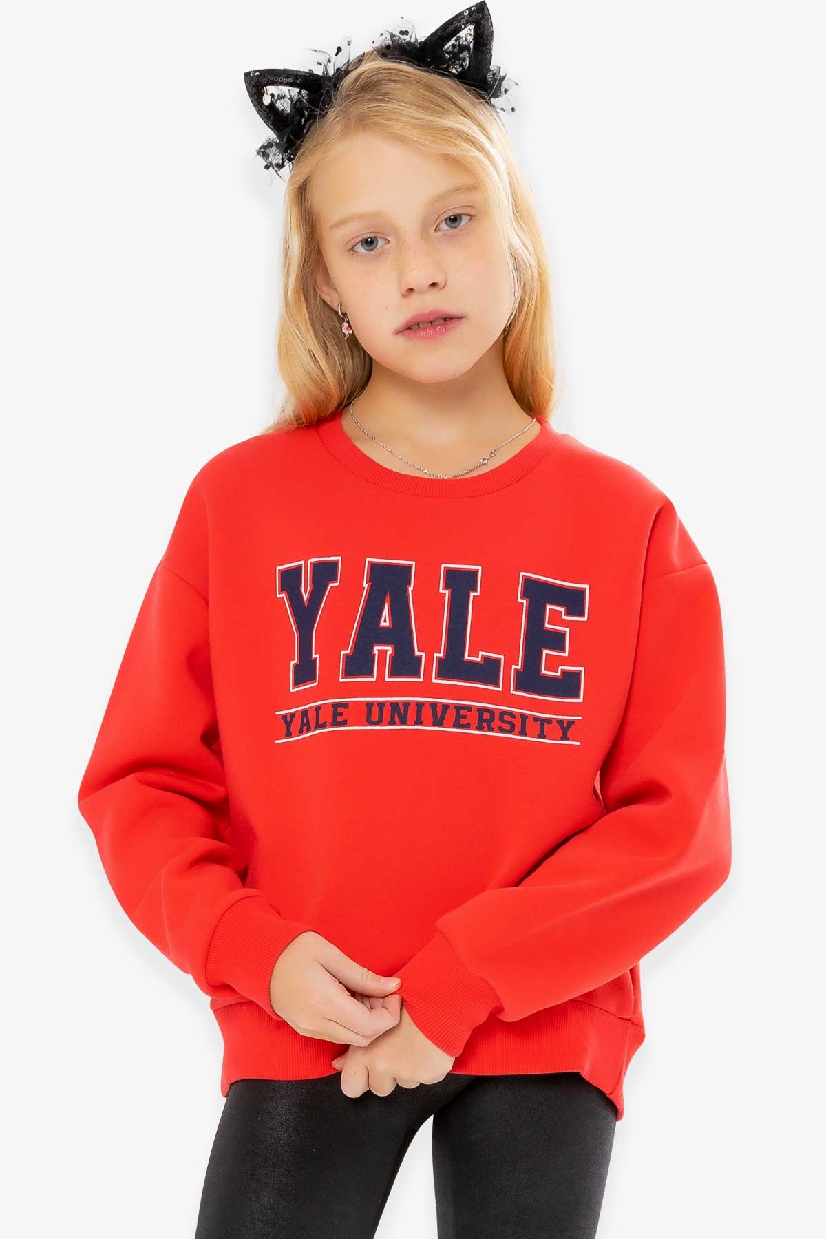 Breeze Kız Çocuk Sweatshirt Baskılı Narçiçeği (8-14 Yaş)