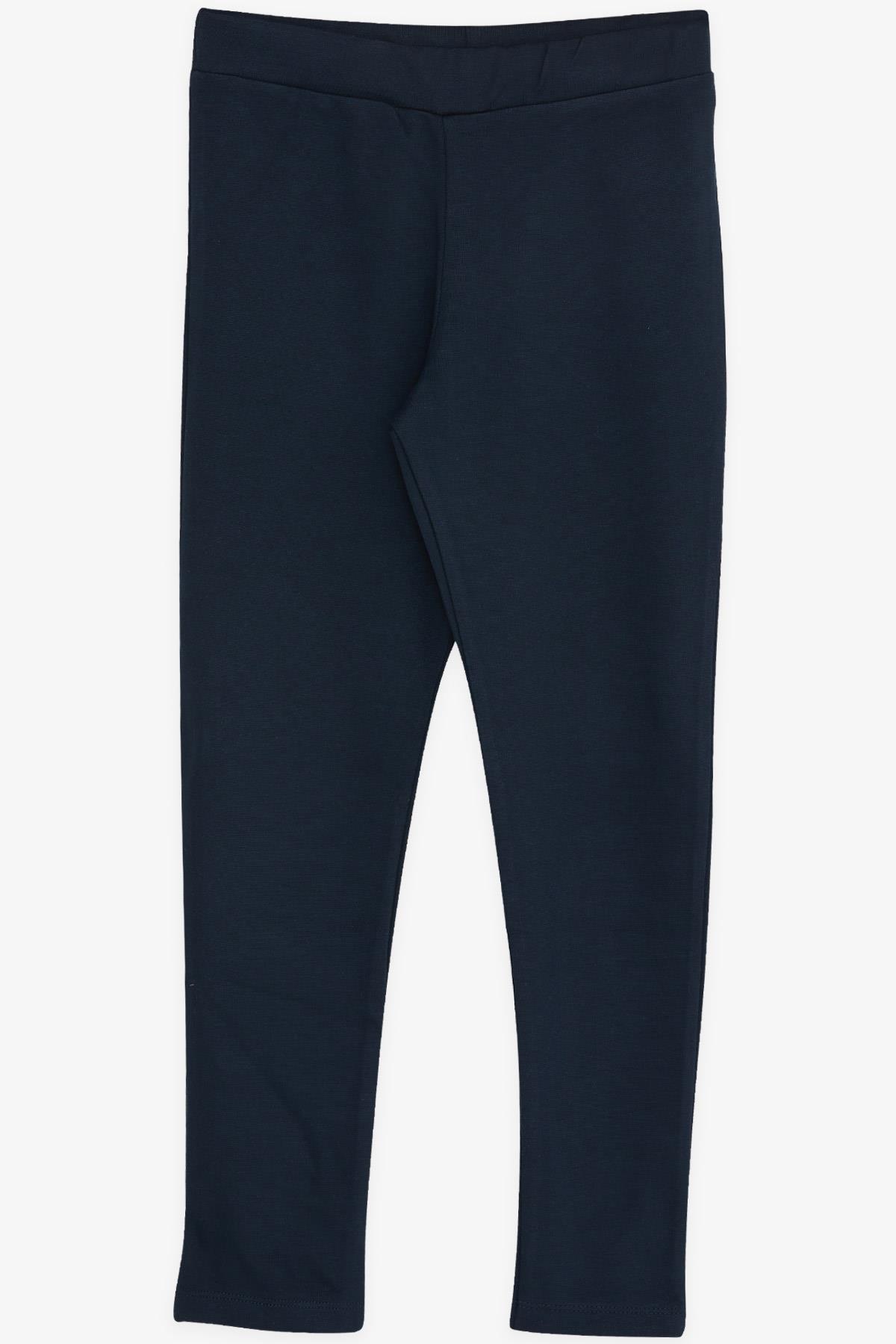 Breeze Kız Çocuk Tayt Basic Lacivert (8-14 Yaş)