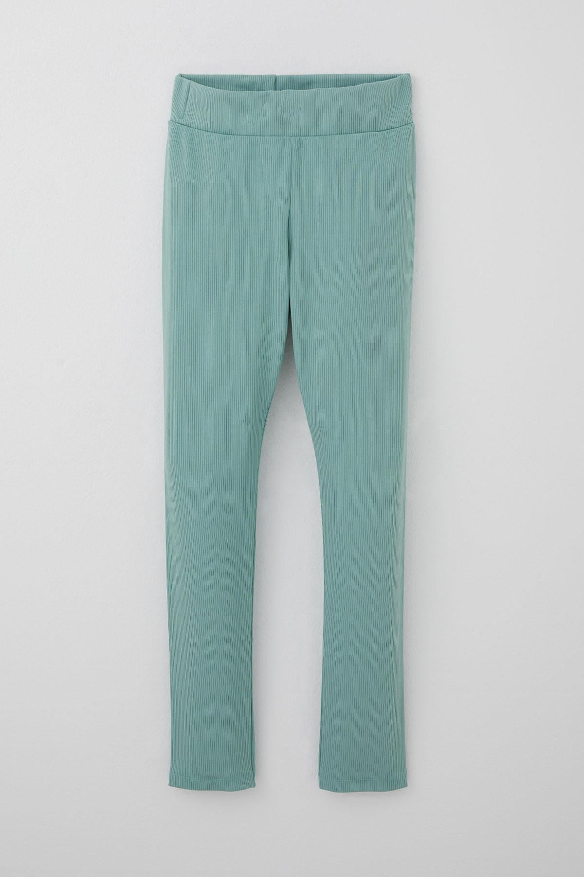 Breeze Kız Çocuk Tayt Basic Mint Yeşili (9-14 Yaş)