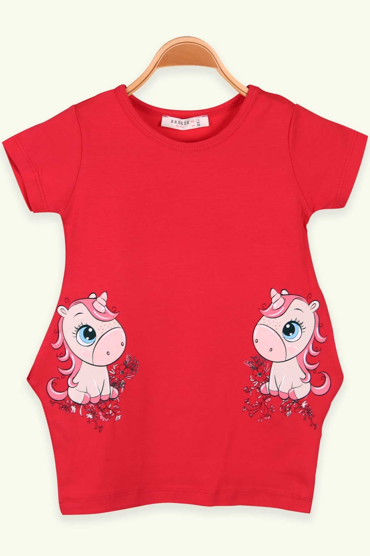 Breeze Kız Çocuk Tunik Unicorn Narçiçeği (1.5-5 Yaş)