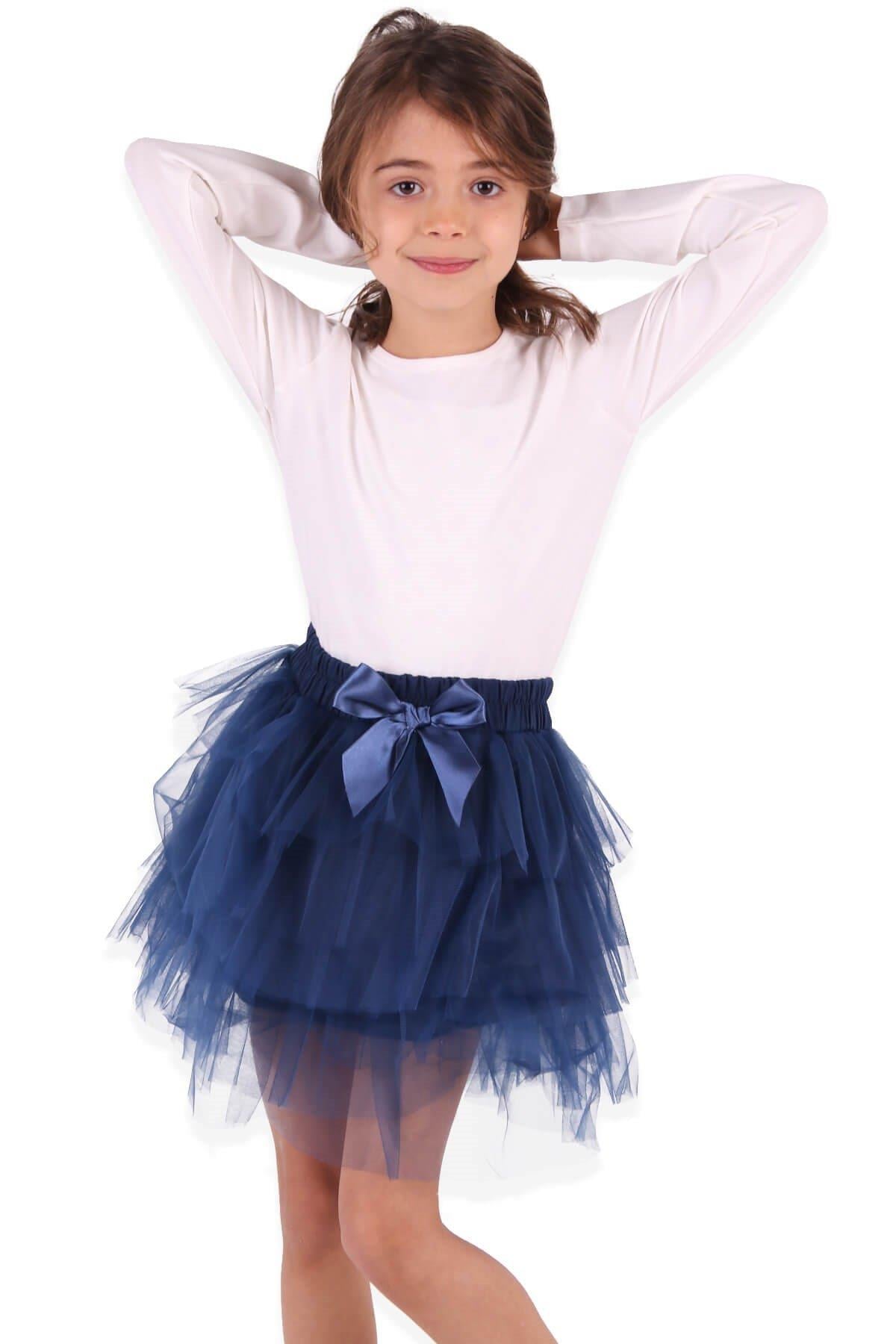 Breeze Kız Çocuk Tütü Etek Lacivert (11-12 Yaş)