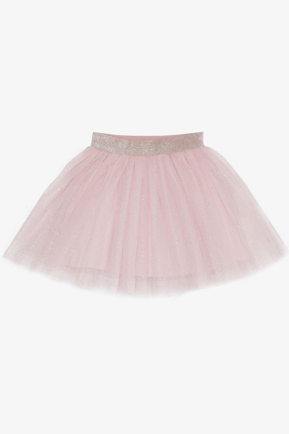 Breeze Kız Çocuk Tütü Etek Simli Pembe (5-12 Yaş)