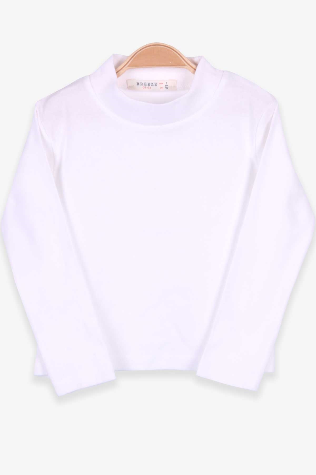 Breeze Kız Çocuk Uzun Kollu Tişört Basic Ekru (2-10 Yaş)