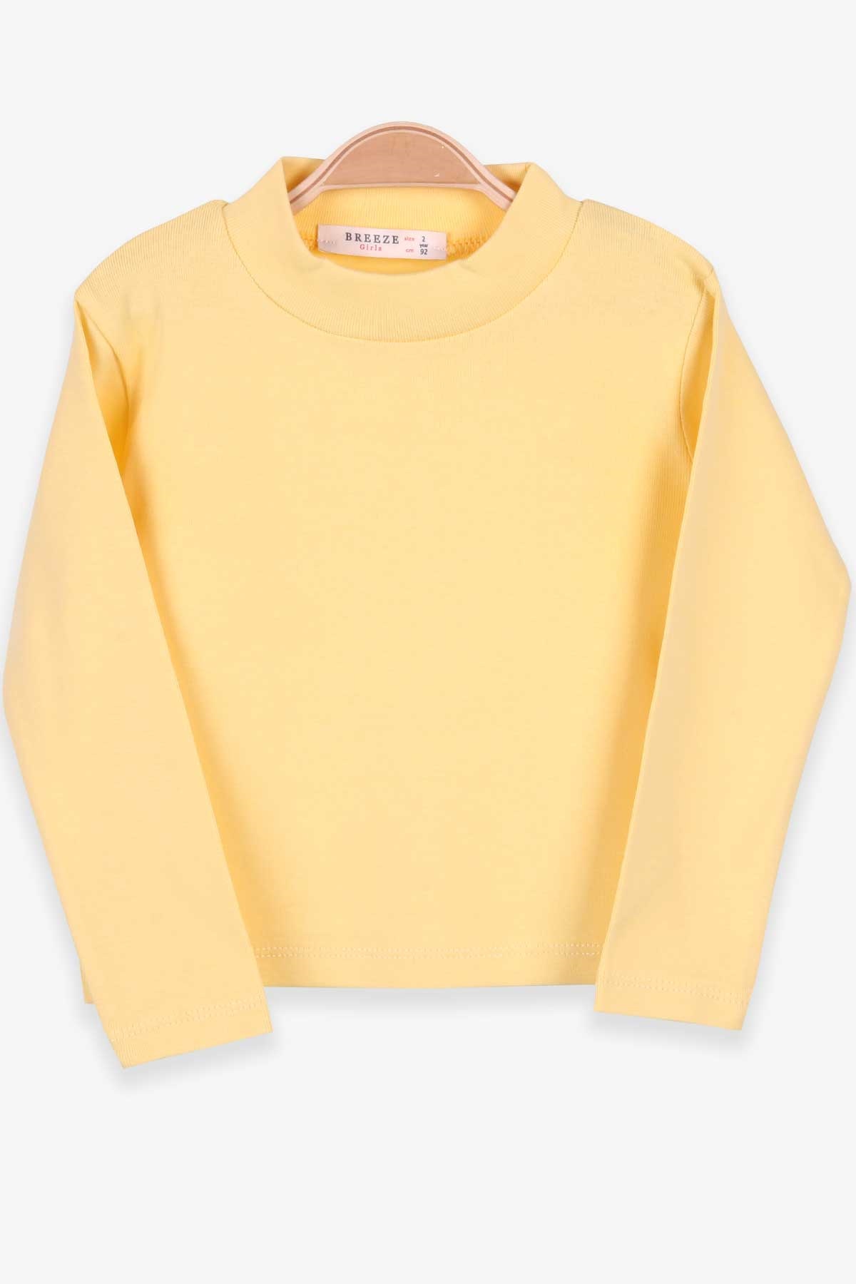Breeze Kız Çocuk Uzun Kollu Tişört Basic Sarı (2-10 Yaş)