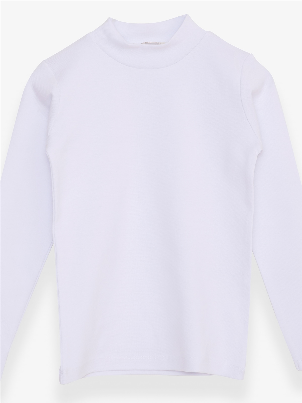 Kız Çocuk Uzun Kollu Tişört Basic Beyaz 5 Yaş - Pamuklu Modeller | Breeze