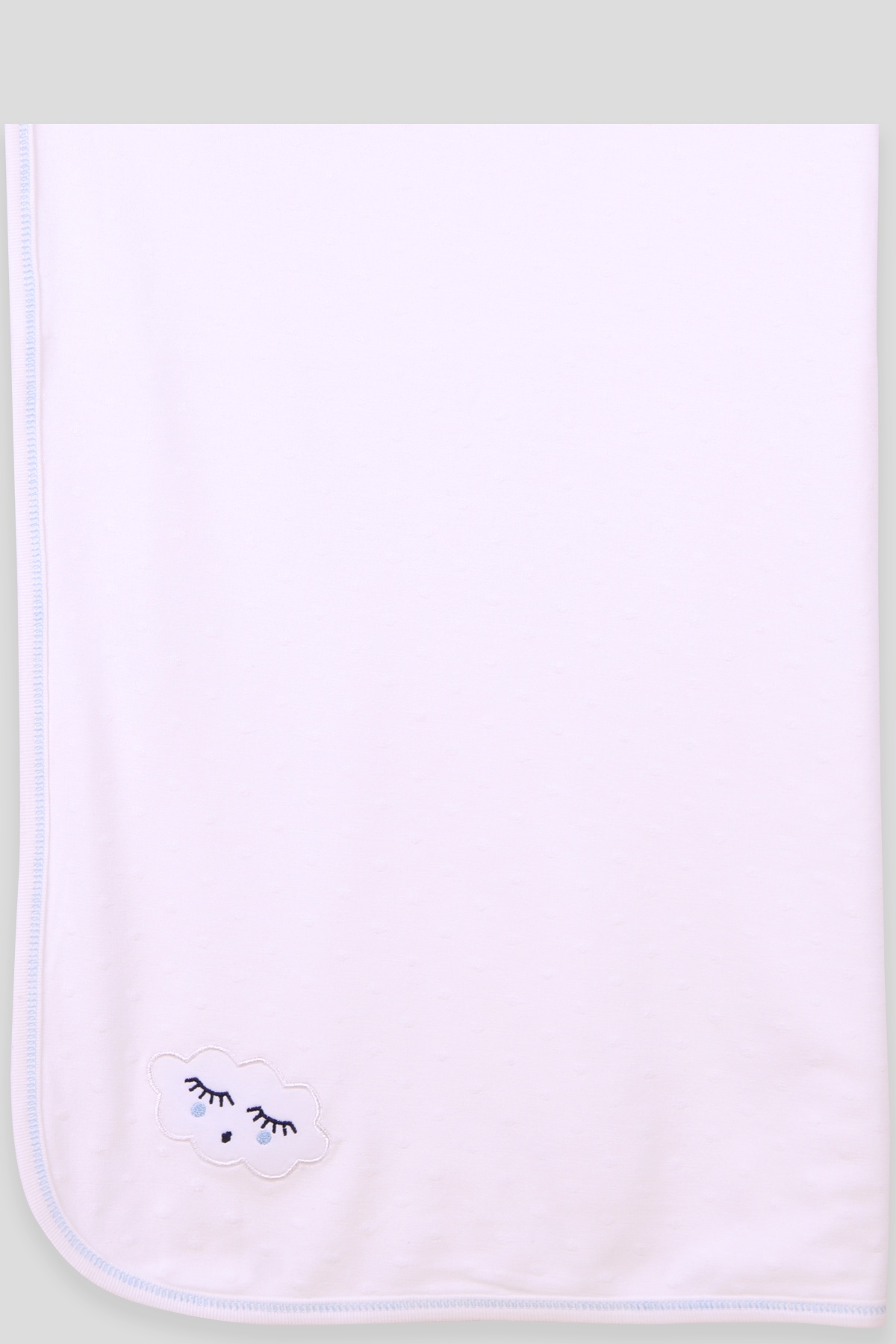 Breeze Yenidoğan Bebek Battaniyesi Bulutlu (77 x 88 ) Ekru
