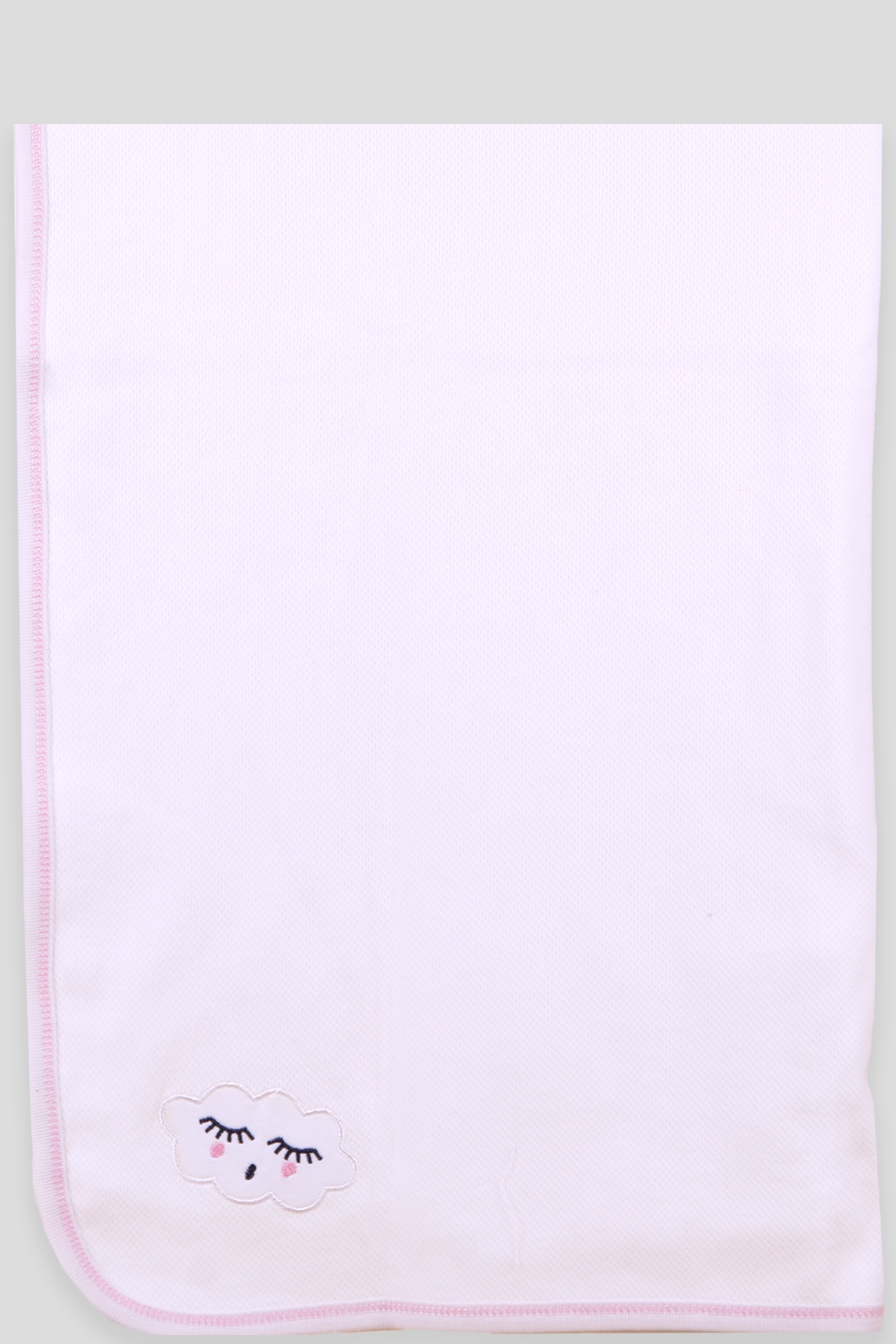 Breeze Yenidoğan Bebek Battaniyesi Bulutlu (77 x 88 ) Ekru