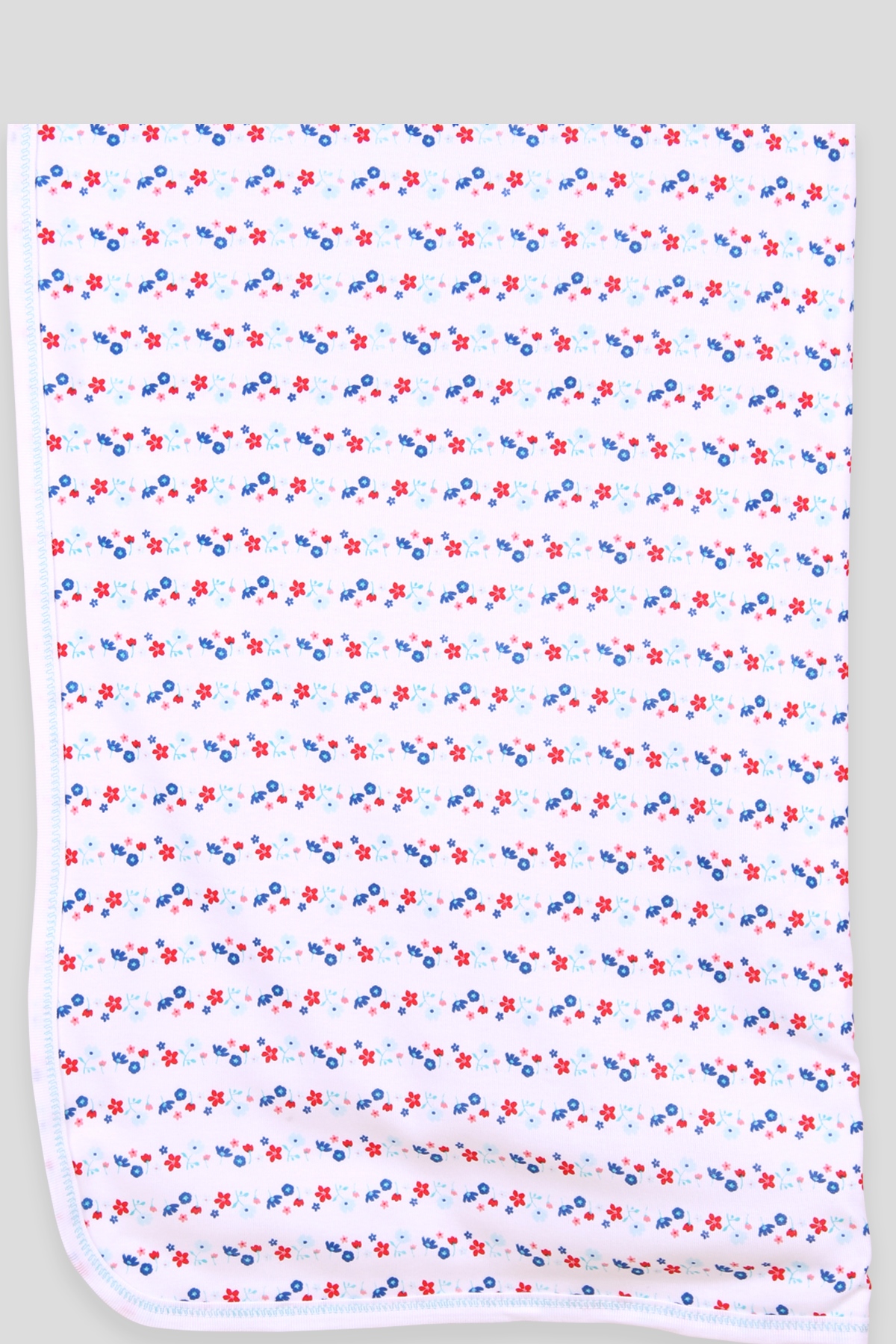 Breeze Yenidoğan Bebek Battaniyesi Çiçekli (77 x 88 ) Ekru
