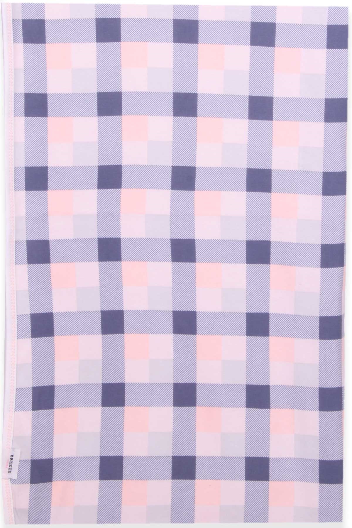 Breeze Yenidoğan Bebek Battaniyesi Ekose Desenli Karışık Renk (75 x 85)