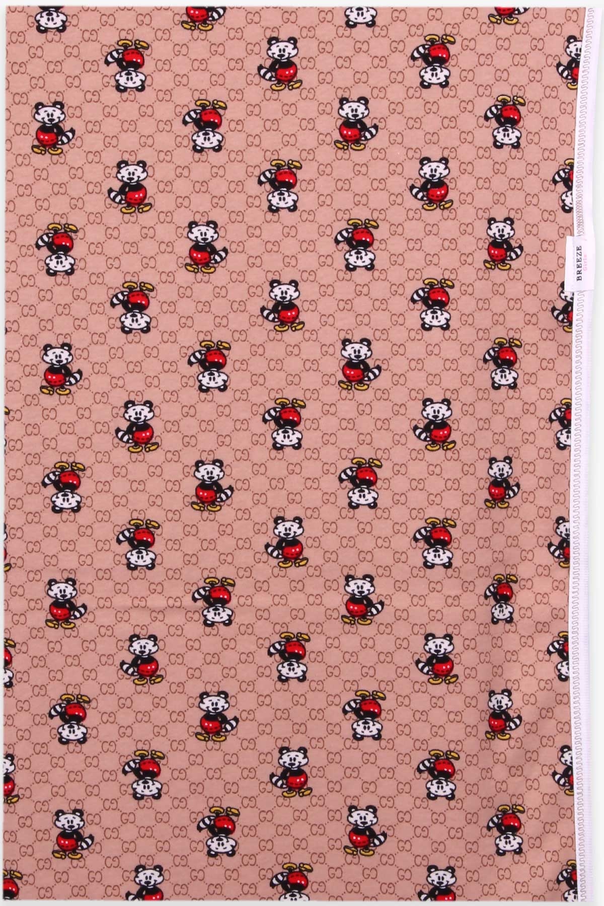 Breeze Yenidoğan Bebek Battaniyesi Sevimli Fare Kahverengi (75 x 90 cm)