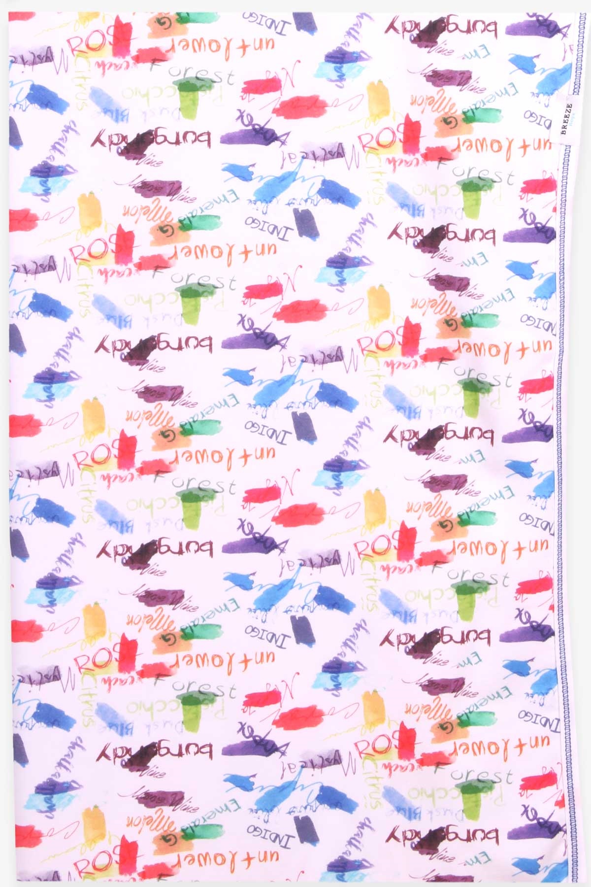Breeze Yenidoğan Bebek Battaniyesi Suluboya Desenli Karışık Renk (75 x 85)