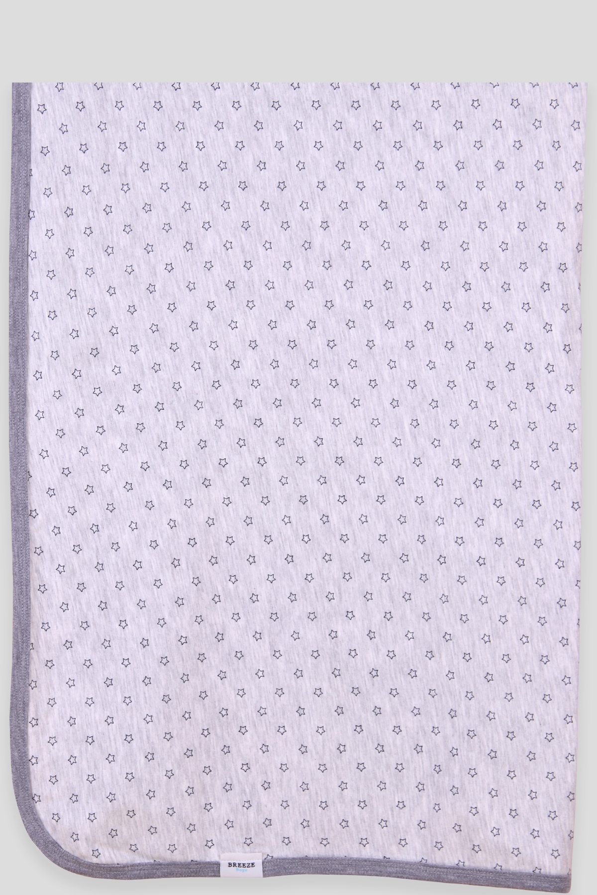 Breeze Yenidoğan Bebek Battaniyesi Yıldızlı (77 x 88 ) Gri