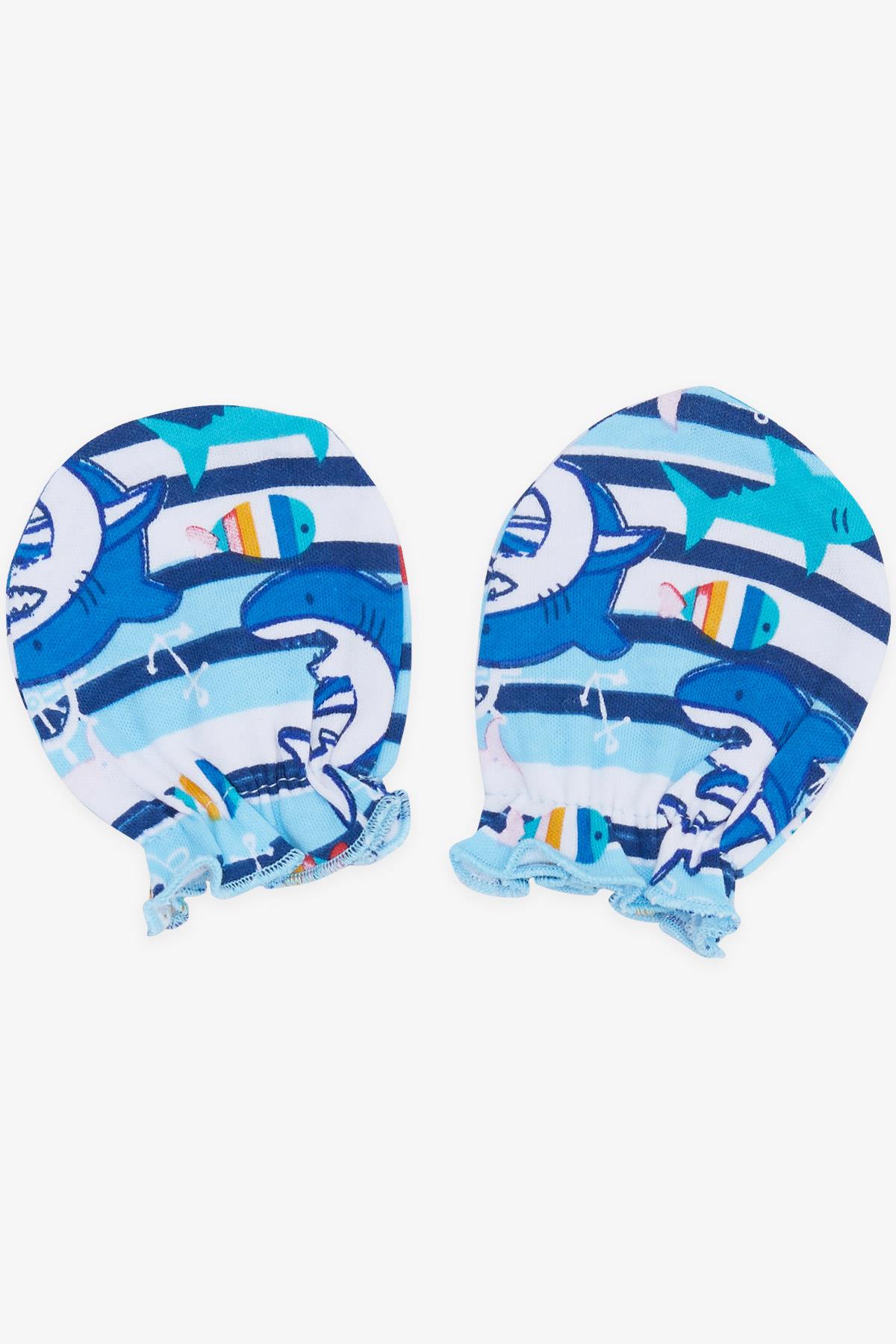 Breeze Yenidoğan Bebek Eldiveni Deniz Temalı Karışık Renk