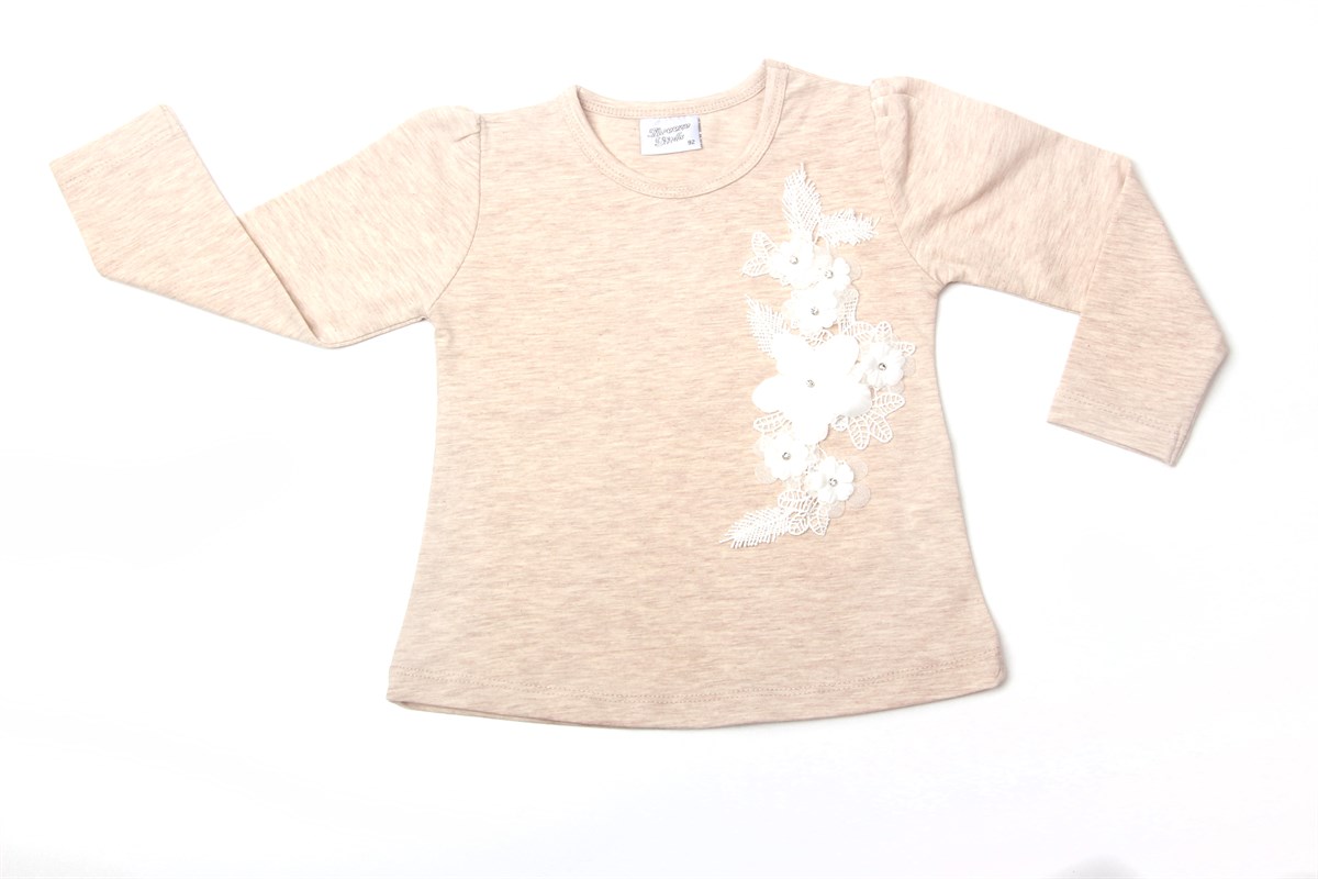 Çiçek İşlemeli Aksesuarlı Bady