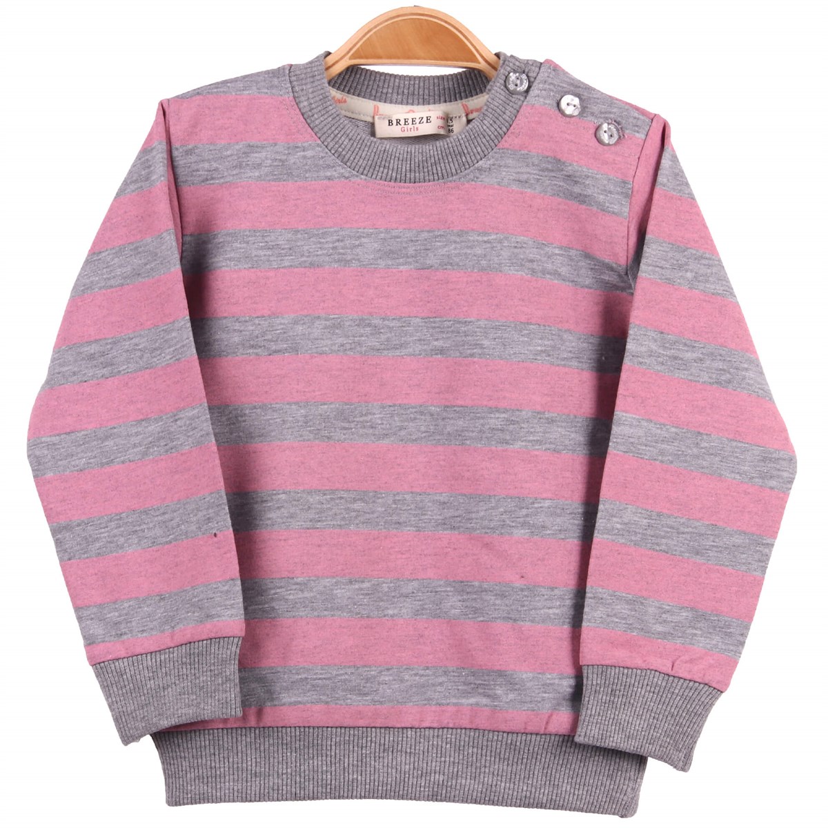 Sweatshirt BREEZE Gri Pembe