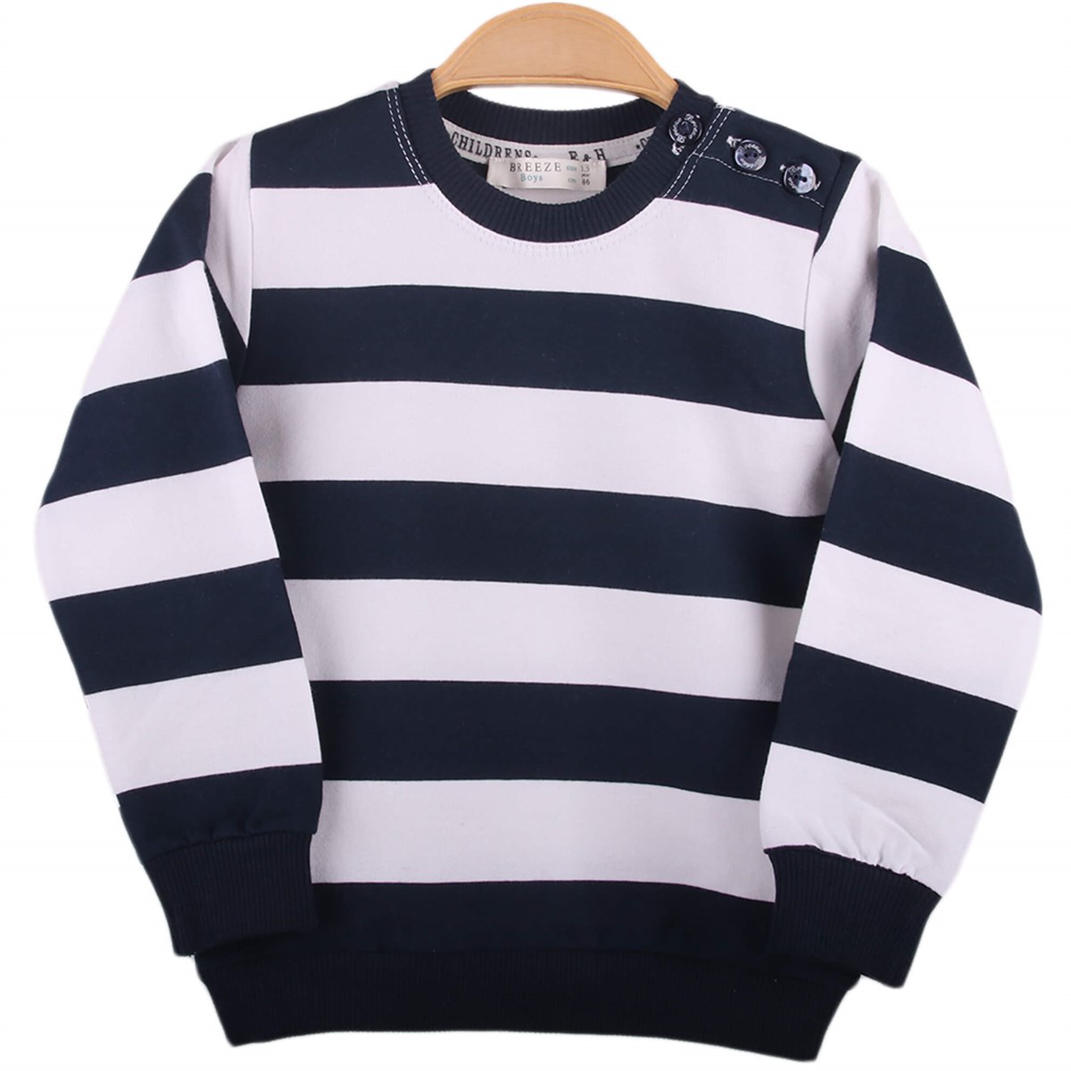 Sweatshirt & KazakBREEZEE122622-96Çizgili Sweat