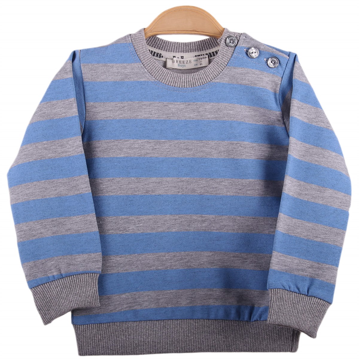 Sweatshirt & KazakBREEZEE12262-115Çizgili Sweat