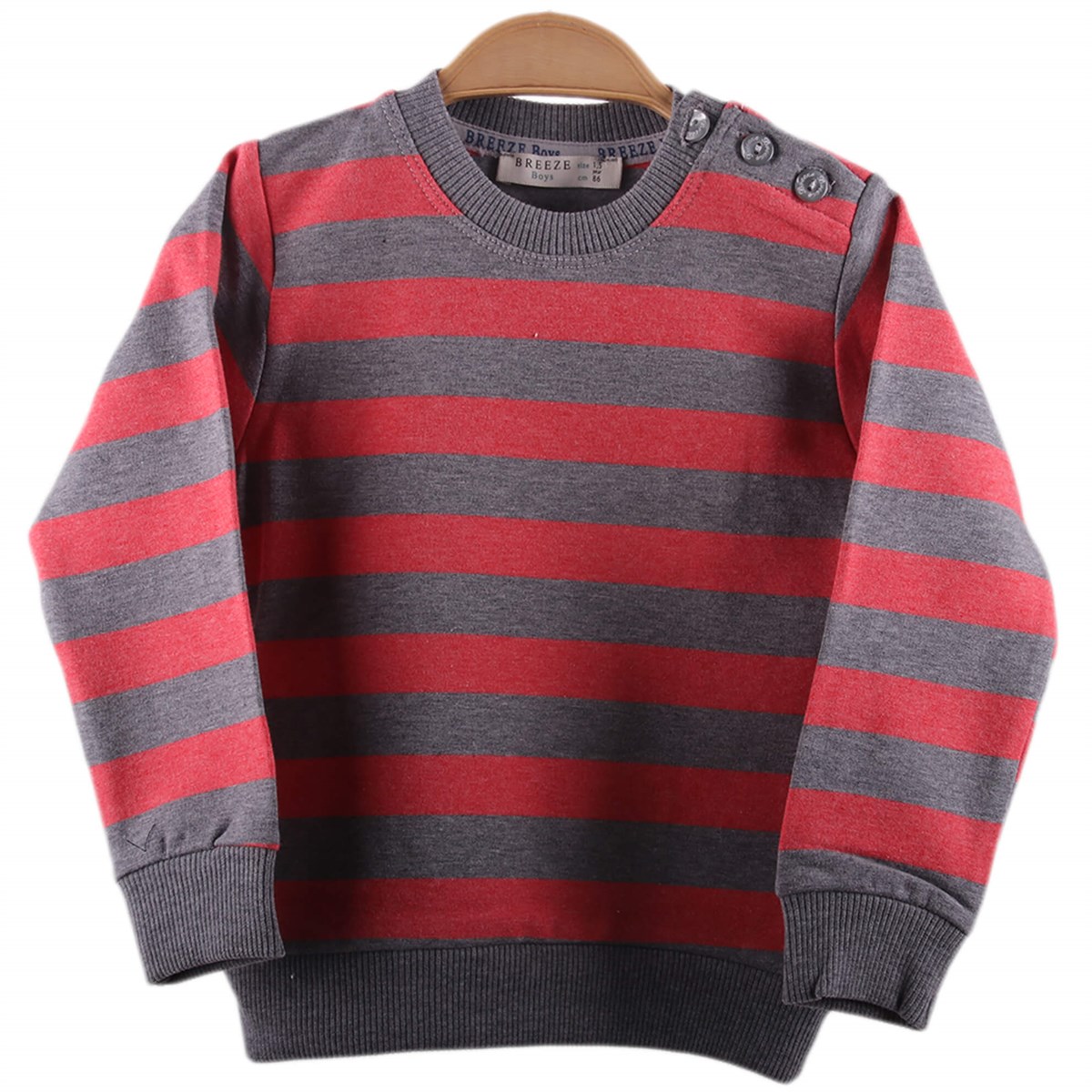 Sweatshirt & KazakBREEZEE12262-135Çizgili Sweat