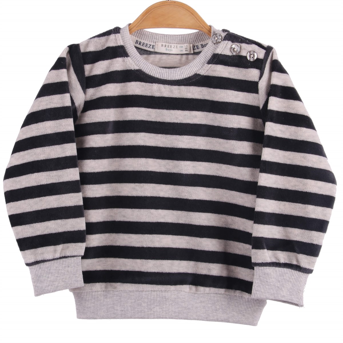 Sweatshirt & KazakBREEZEE12262-140Çizgili Sweat