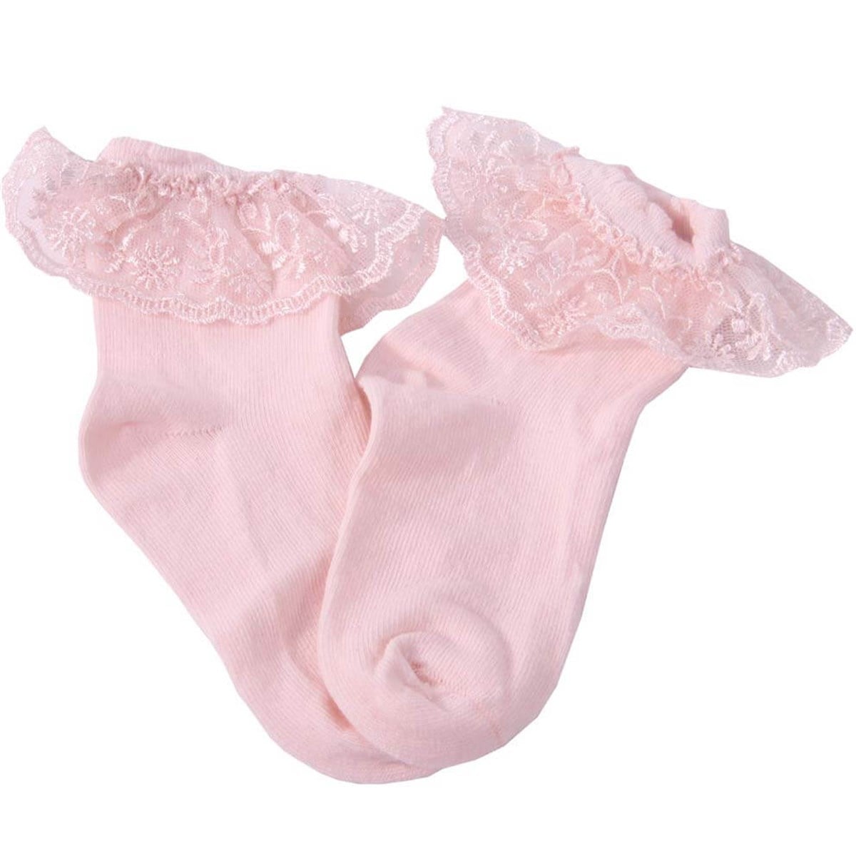 Dantelli Çorap Breeze Pembe