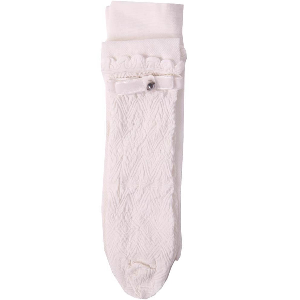 Fiyonklu Külotlu Çorap Breeze Krem