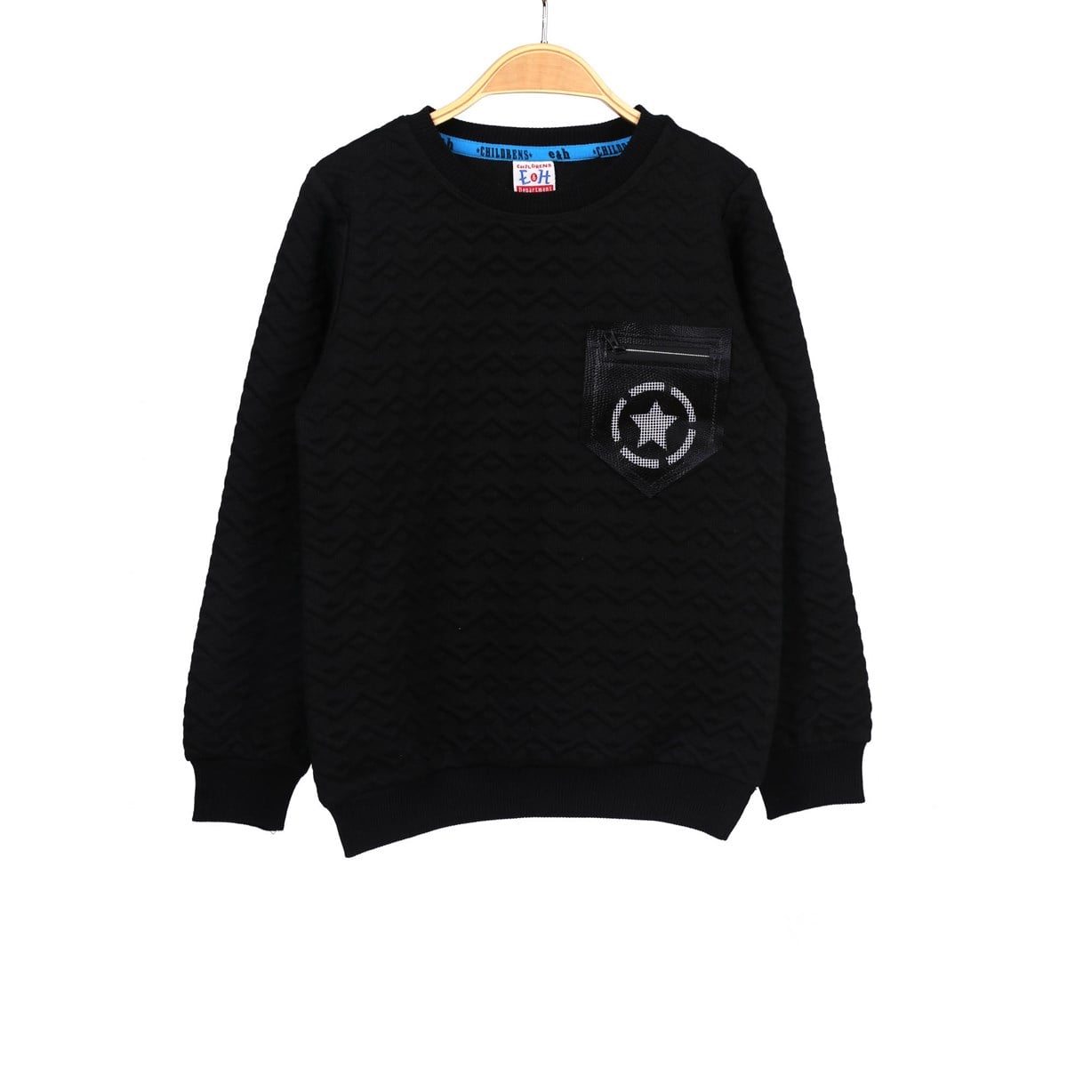 Deri Cepli Erkek Sweatshirt