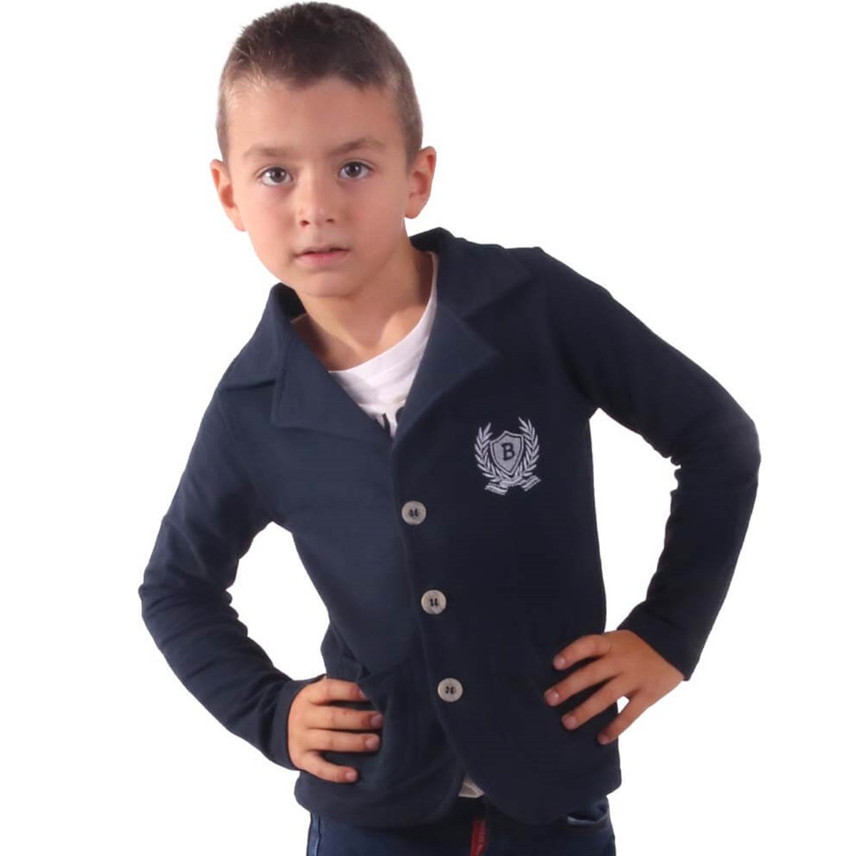 Erkek Çocuk Ceket Modelleri Lacivert 2-12 Yaş | Breeze Çocuk