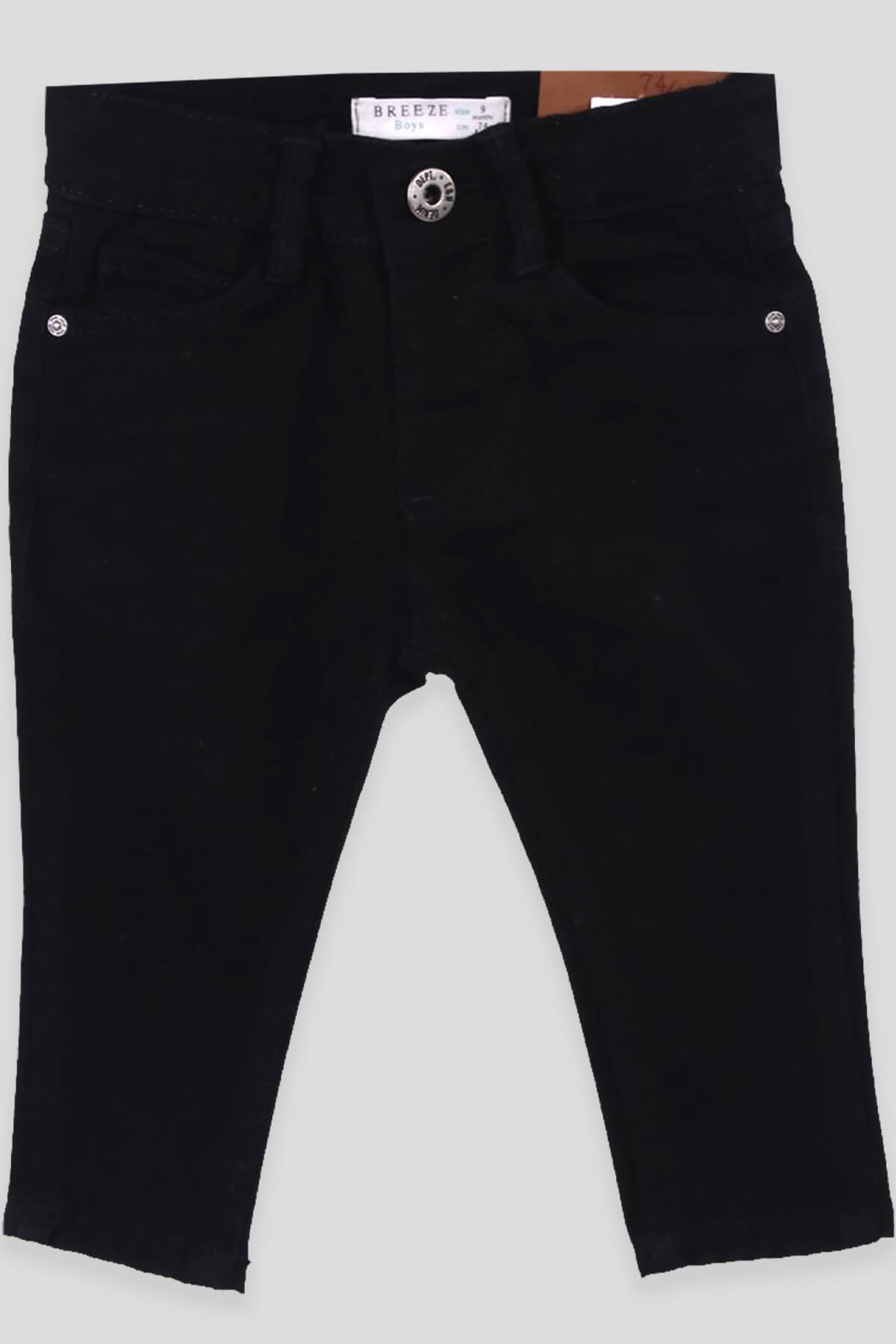 E&H Erkek Çocuk Keten Pantolon Siyah (9 Ay-6 Yaş)