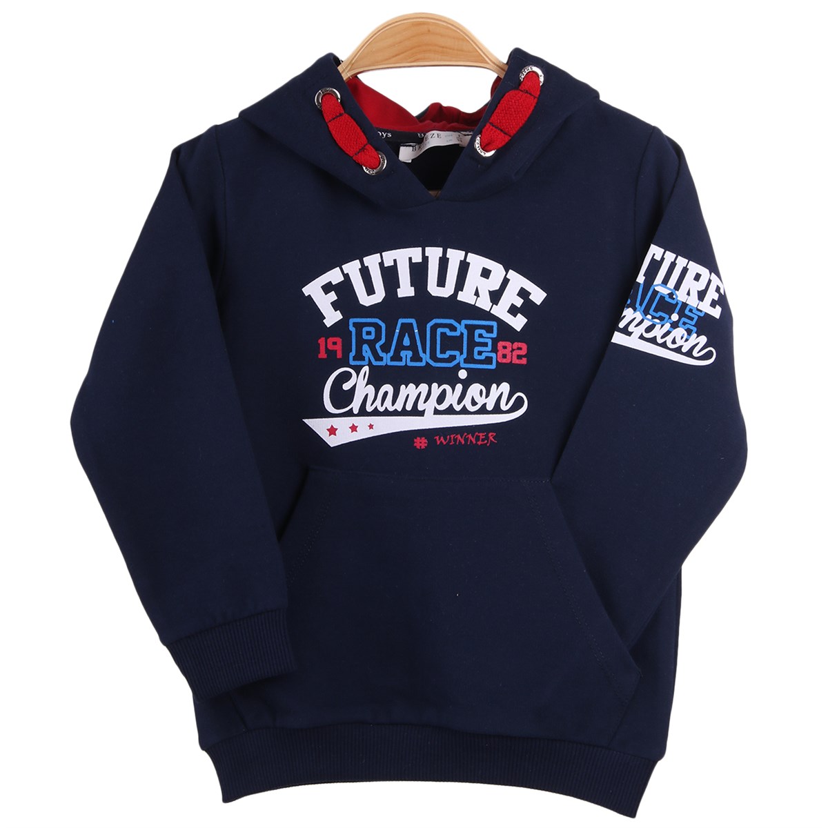 Erkek Çocuk Kapüşonlu Sweatshirt Lacivert (8 Yaş)