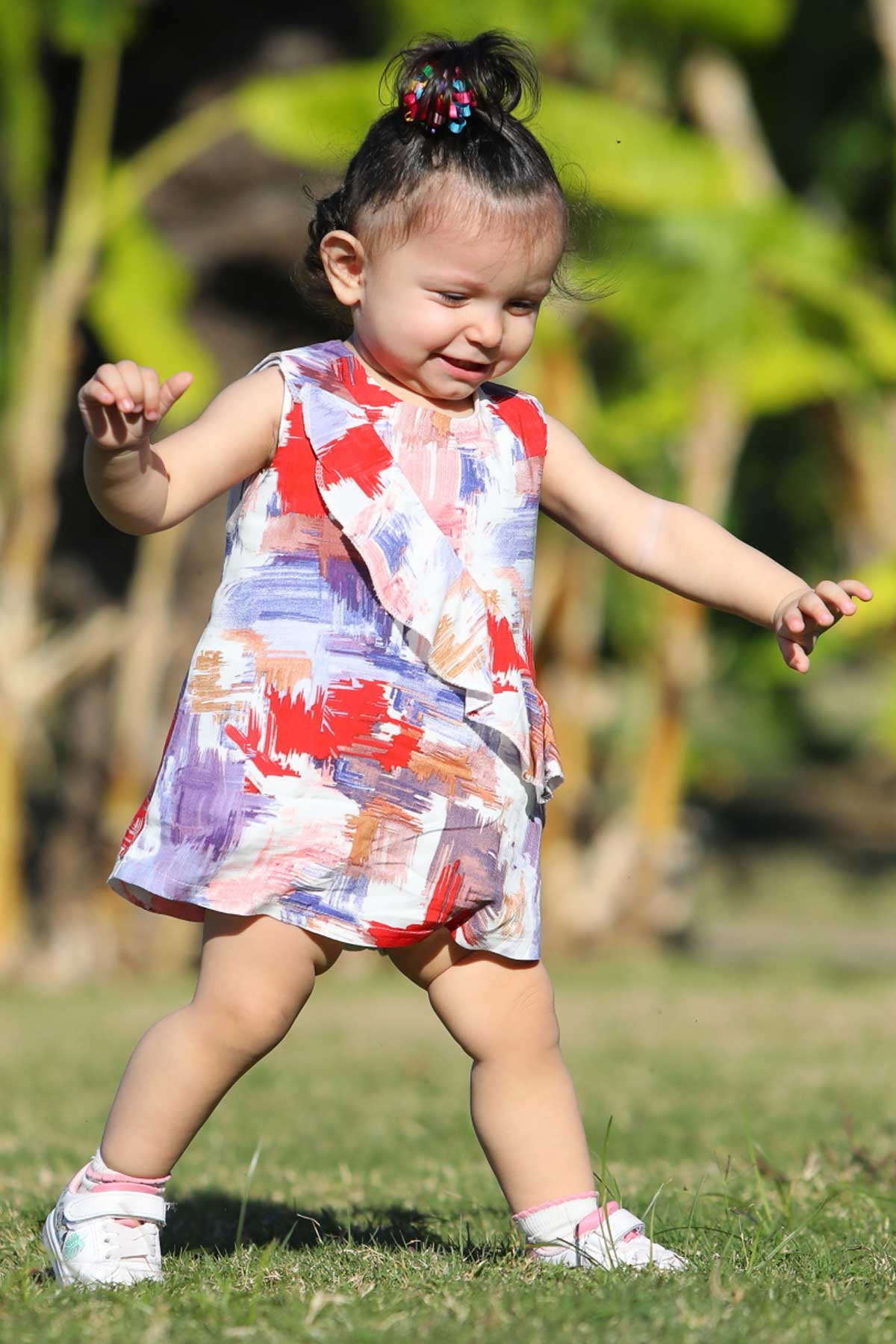 Kız Çocuk Elbise Fırfırlı Karışık Renk 1-3 Yaş - Yazlık Elbiseler | Breeze