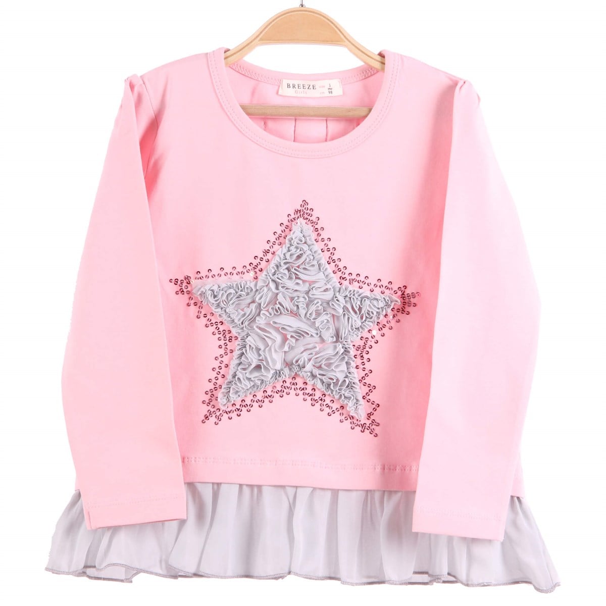 Sweatshirt & KazakBREEZE10536-92Fiyonklu Tüllü Bady