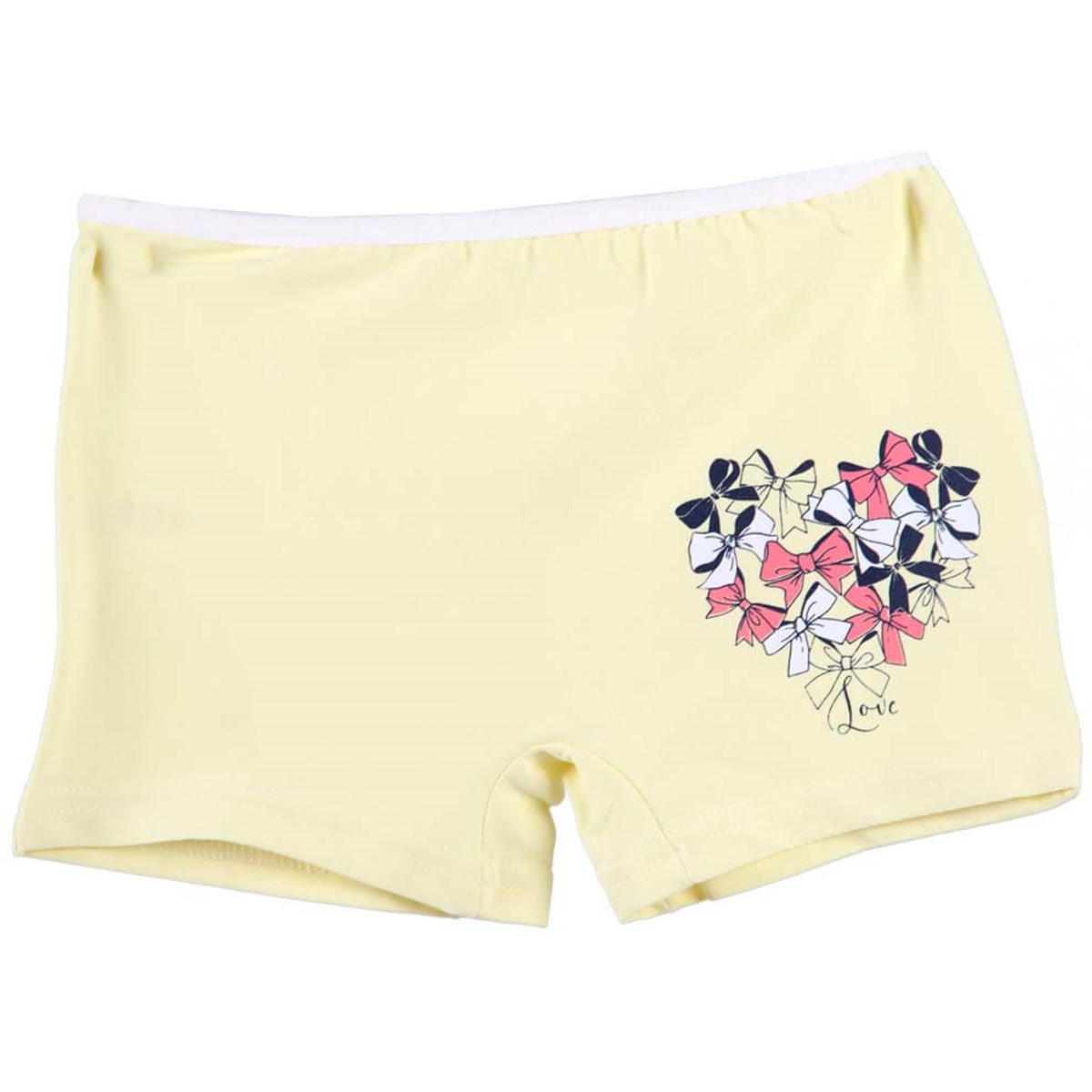Kız Çocuk Desenli Boxer Breeze Sarı