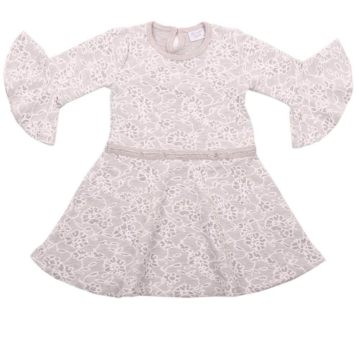 Uzun Kol Elbise ModelleriBREEZE9847-43İşlemeli Kız Elbise