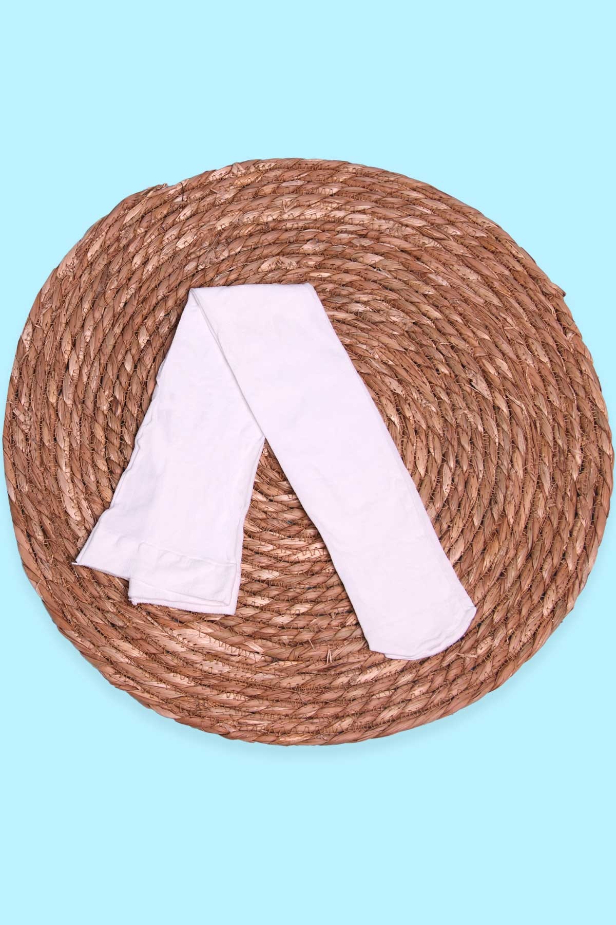 İTALİANA Kız Çocuk Külotlu Çorap Basic Beyaz (2-13 Yaş)