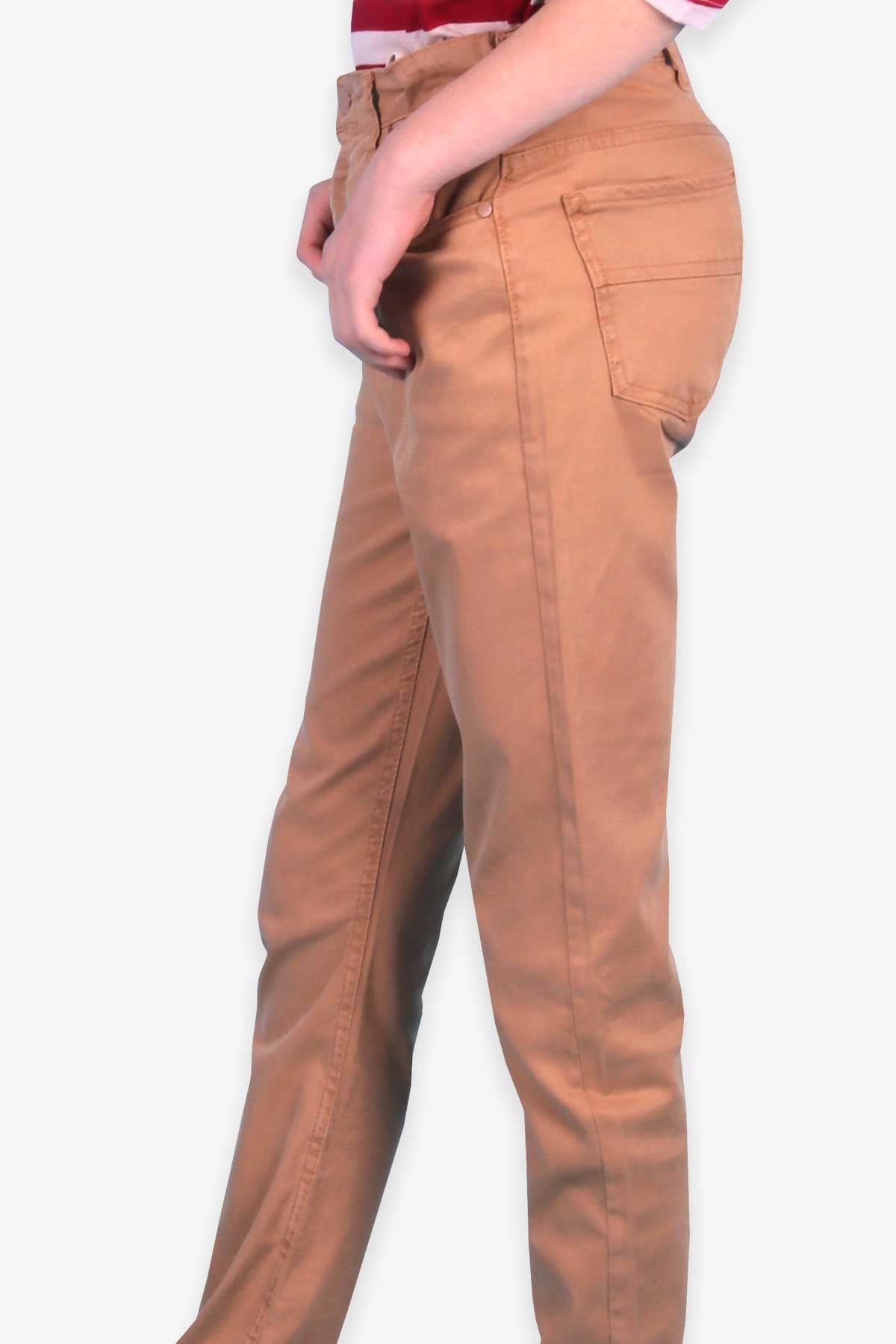 Jack Lions Erkek Çocuk Keten Pantolon Basic Vizon (7-14 Yaş)