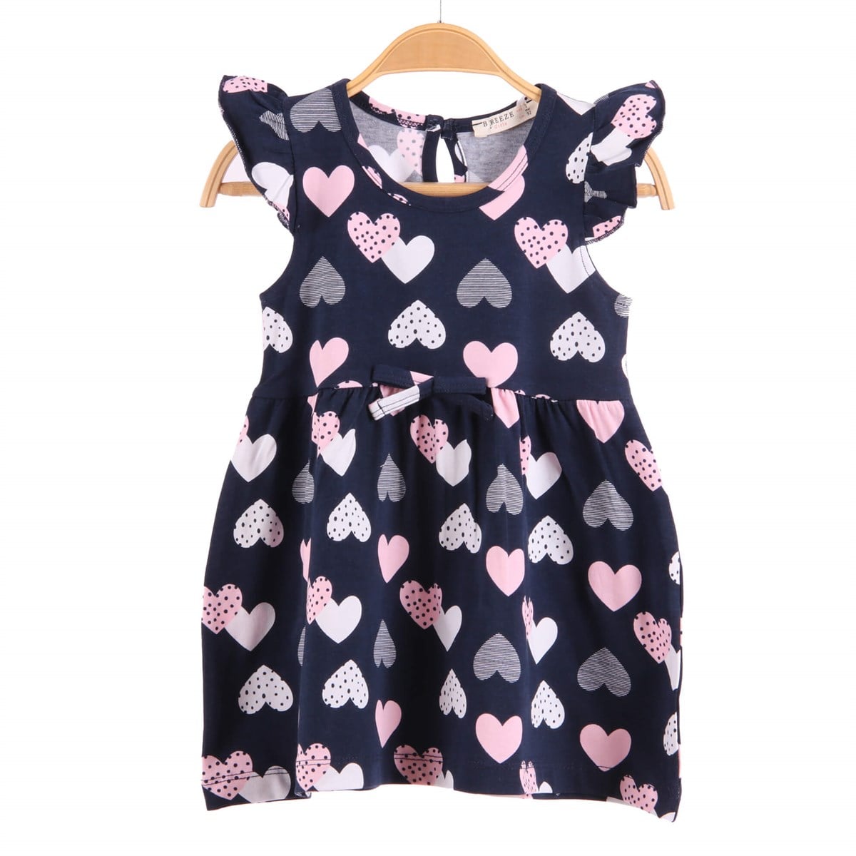 Yazlık Elbise ModelleriBREEZE12529-34Kalpli Elbise