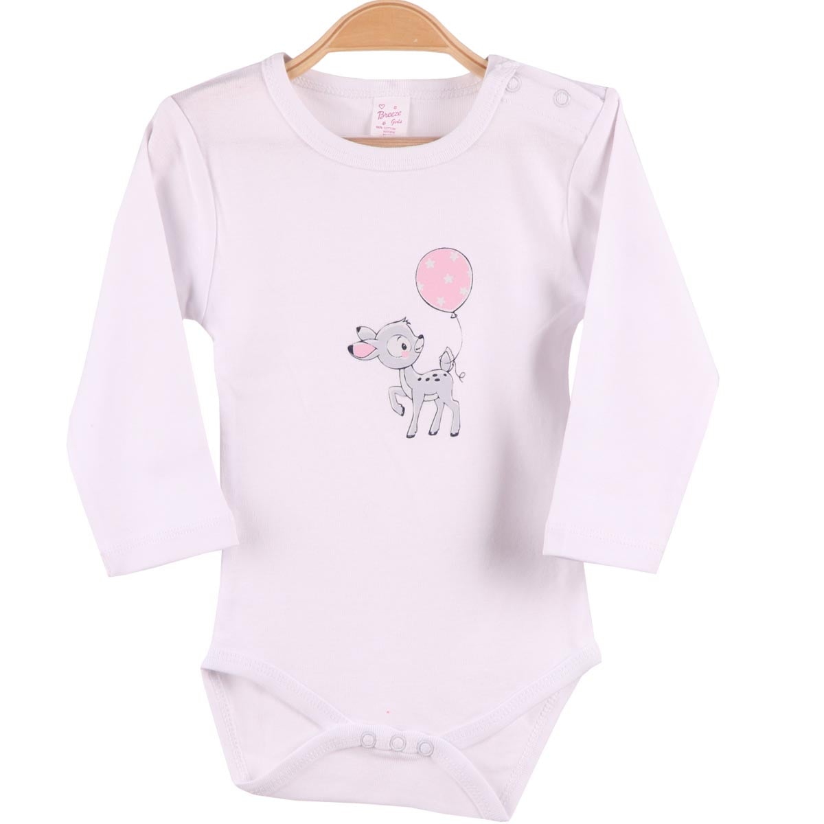 Kız Bebek Çıtçıtlı Body Ekru (9 Ay-3 Yaş) BREEZE
