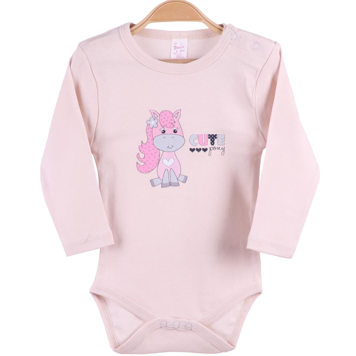 Kız Bebek Çıtçıtlı Body Pudra (9 Ay-3 Yaş) BREEZE