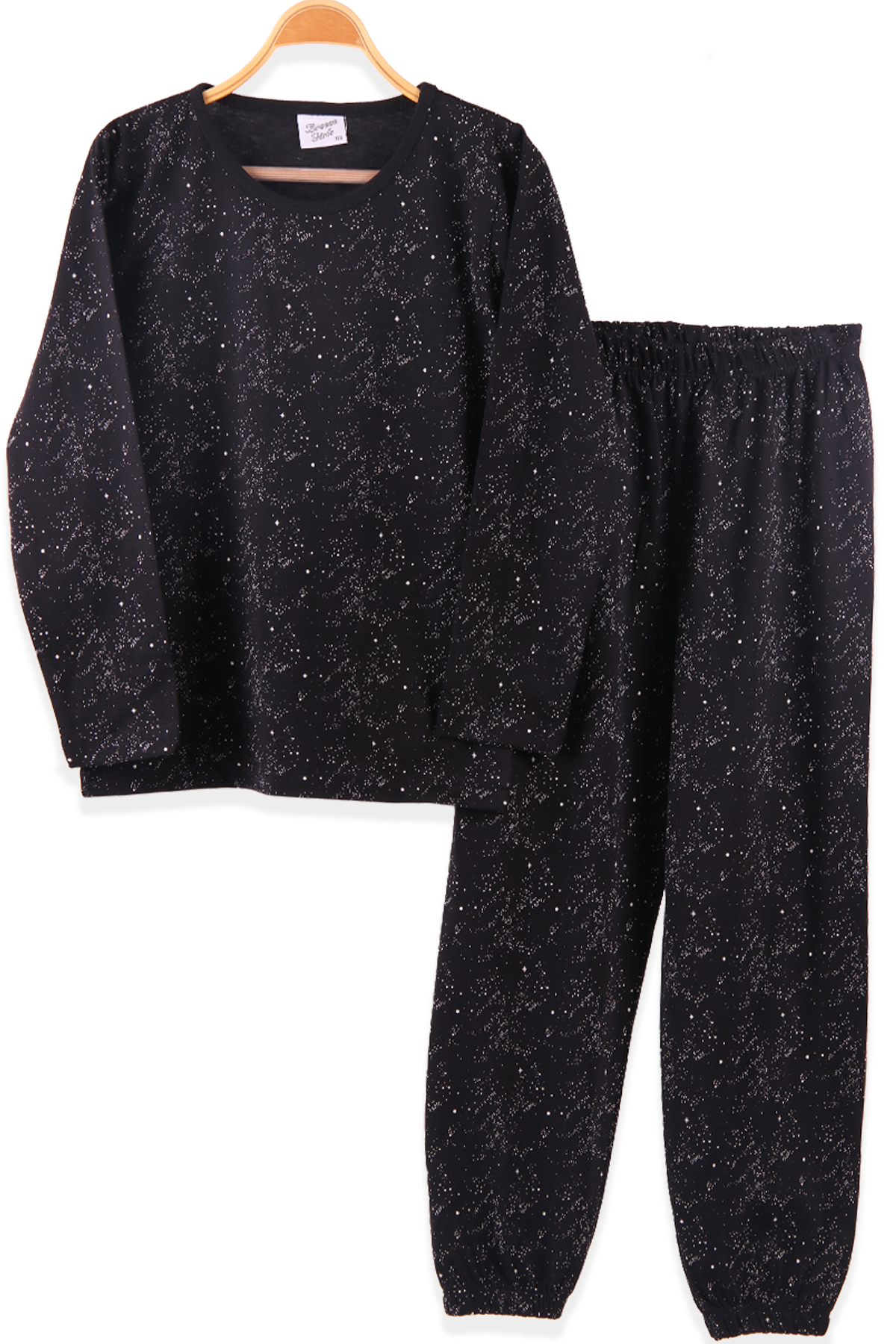 Siyah 8-12 Yaş - Kız Çocuk Pijama Takımı | Breeze Girls