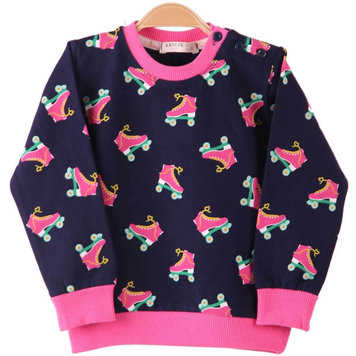 Kız Çocuk Sweat Lacivert (1,5-5 Yaş) BREEZE
