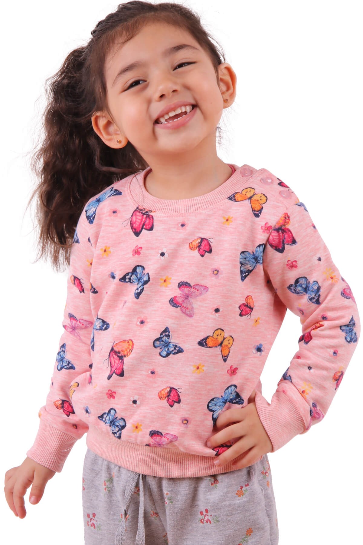 Kız Çocuk Sweat Somon (2-6 Yaş) BREEZE