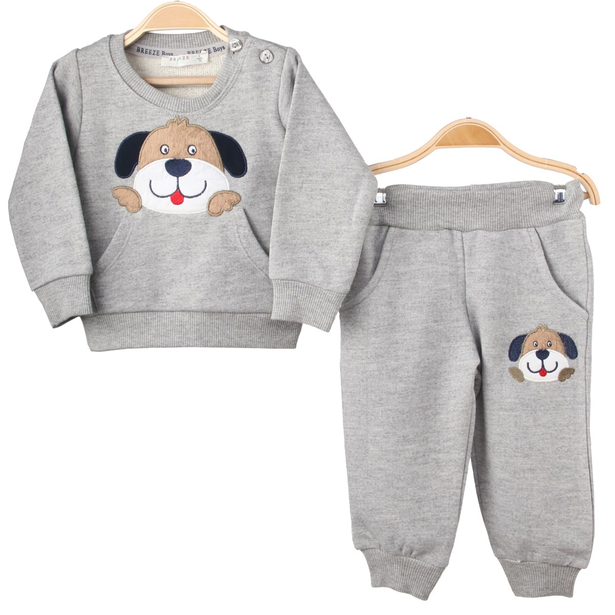 Erkek Bebek Eşofman Takım Köpekli (9 Ay-3 Yaş)