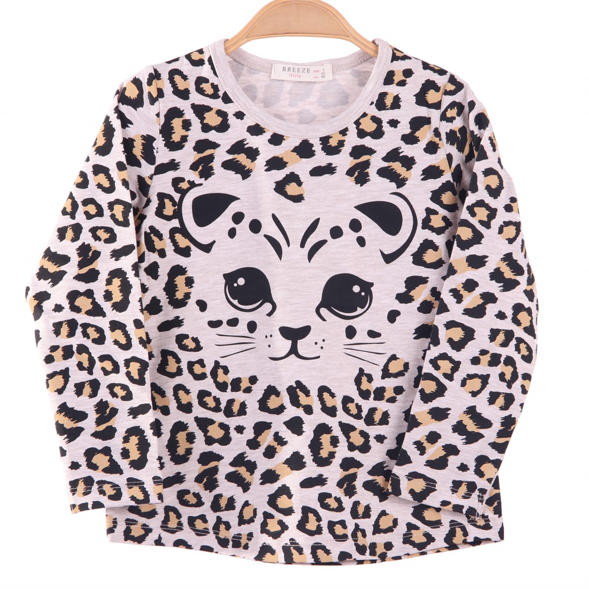 Sweatshirt & KazakBREEZE12161-204Leoparlı Kedili Badi