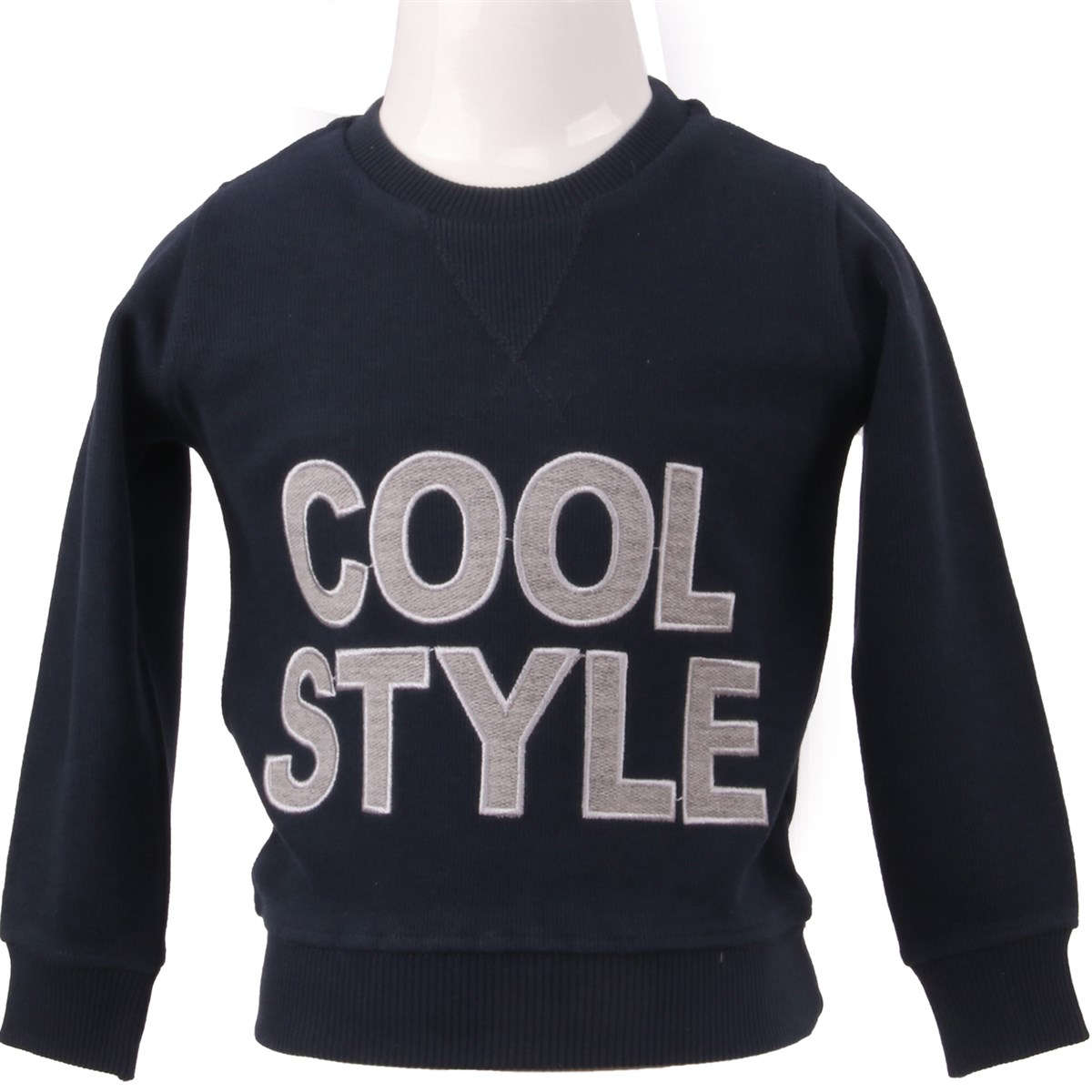 Erkek Çocuk Sweat Cool Nakışlı Lacivert (2-6 Yaş)