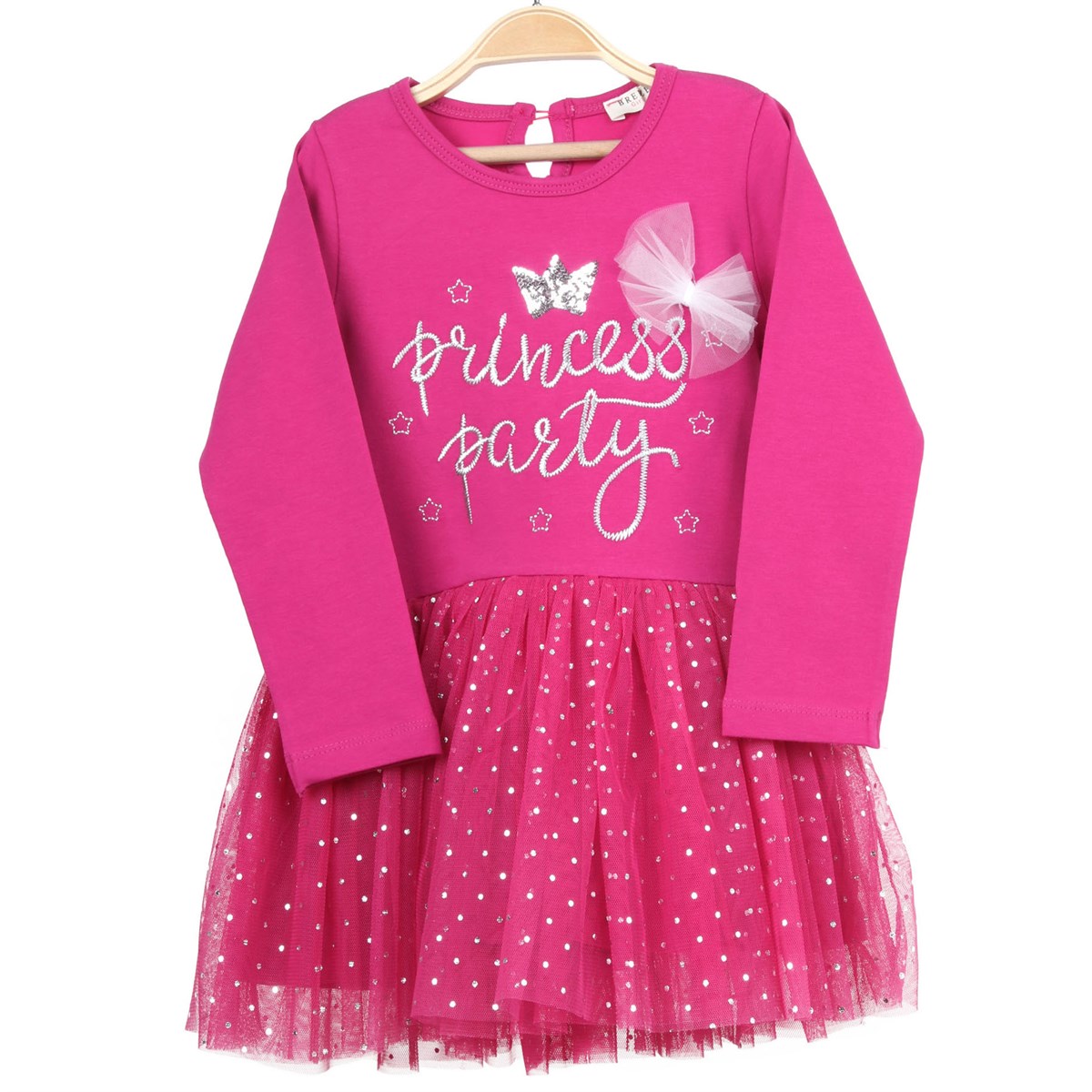 Kız Bebek Tüllü Elbise Fuşya (2 Yaş)