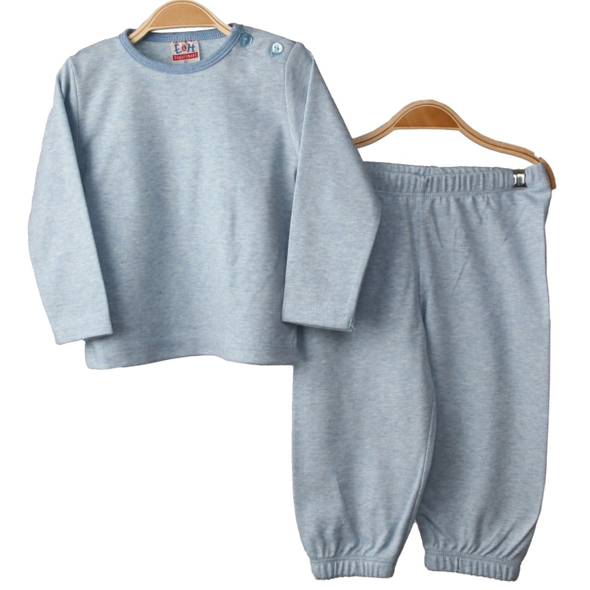 Erkek Bebek Pijama Takımı Mavi (1-4 Yaş)